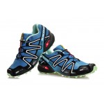 Men's Salomon Speedcross 3 CS Trail Running Shoes In Lake Blue