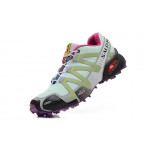Women's Salomon Speedcross 3 CS Trail Running Shoes In Lake Blue Purple