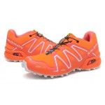 Women's Salomon Speedcross 3 CS Trail Running Shoes In Orange