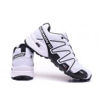 Women's Salomon Speedcross 3 CS Trail Running Shoes In White Black