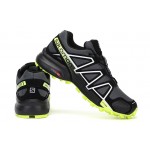 Salomon Speedcross 4 Trail Running Shoes Fluorescent Green Black For Men
