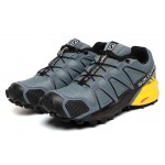 Salomon Speedcross 4 Trail Running Shoes Grey Black For Men