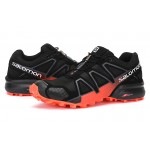 Salomon Speedcross 4 Trail Running Shoes Orange Black For Men