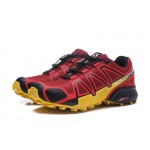 Salomon Speedcross 4 Trail Running Shoes Red Yellow For Men