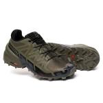 Salomon Speedcross 6 Trail Running Shoes Gray Black