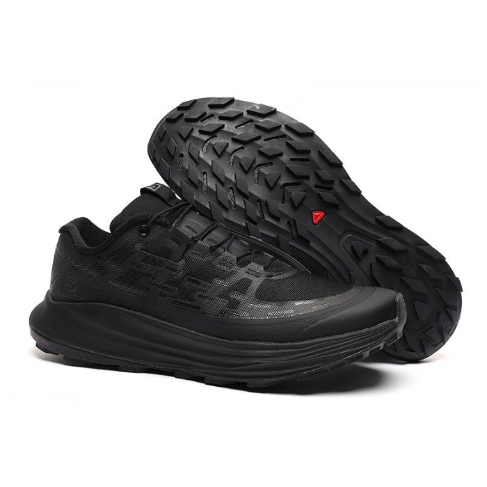 Salomon Ultra Glide Trail Running Shoes Full Black For Men