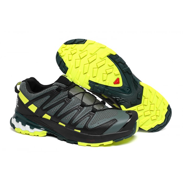 Salomon XA PRO 3D Trail Running Shoes Army Green Black For Men