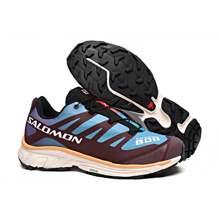 Salomon XT-4 Advanced Unisex Sportstyle Shoes Blue Brown For Men