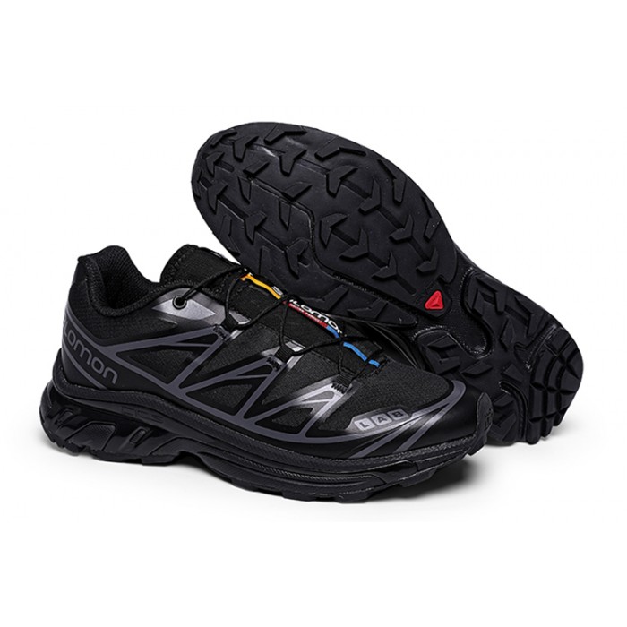 Salomon XT-6 Advanced Unisex Sportstyle Shoes Black Dark Gray For Men