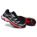 Salomon XT-6 Advanced Unisex Sportstyle Shoes Black White Red For Men