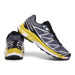 Salomon XT-6 Advanced Unisex Sportstyle Shoes Gray Yellow For Men