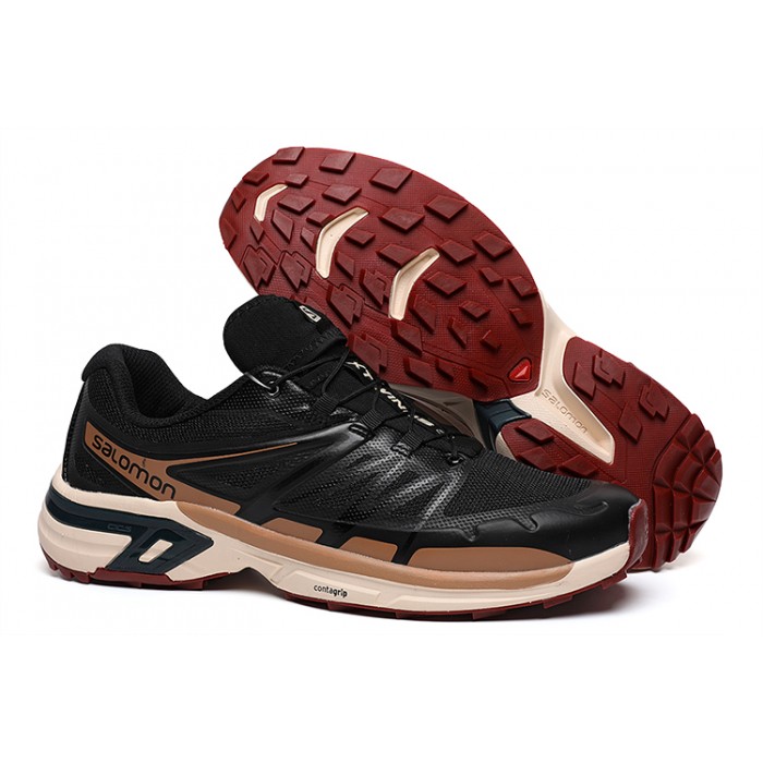 Salomon XT-Wings 2 Unisex Sportstyle Shoes Black Brown For Men